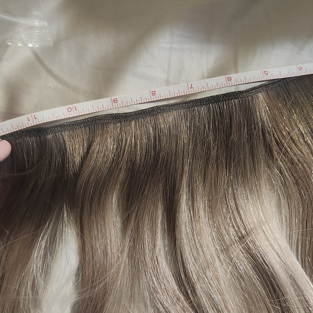 Volume Weft 16" Pearl Blonde Hair Extensions
